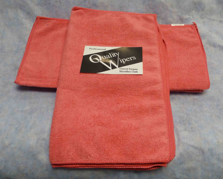 GENERAL MICROFIBRE CLOTH - RED - BOX 