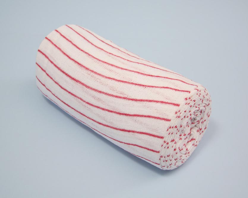 RED STRIPE  STOCKINETTE 1Kg APPROX.